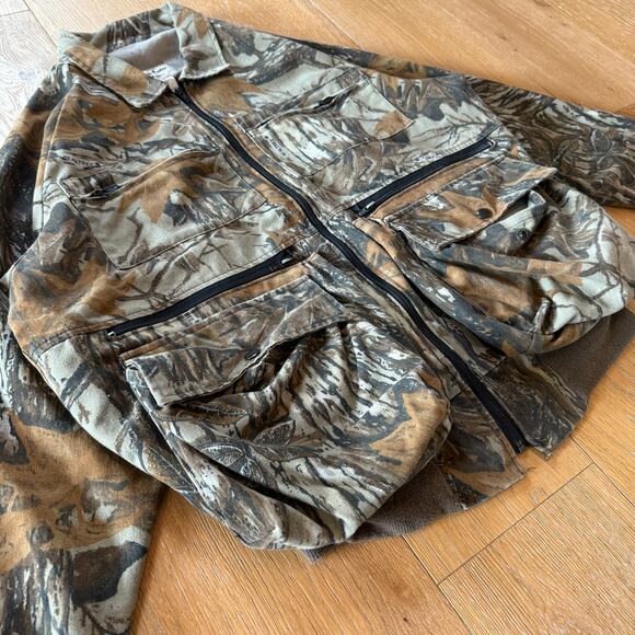 Vintage Gander Mountain Made in USA Camo Hunting Cargo Jacket Large - Picture 5 of 7
